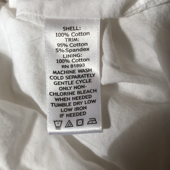 ISAAC MIZRAHI LIVE - White XXS Maxi Summer Prairie Eyelet Lined Skirt #096 - Picture 5 of 8